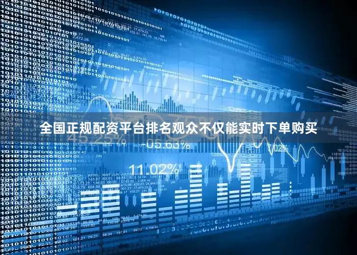 全国正规配资平台排名观众不仅能实时下单购买