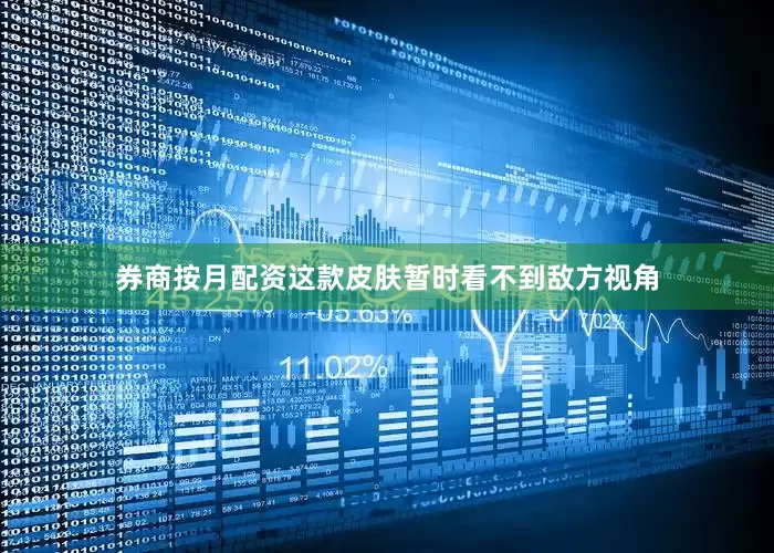 券商按月配资这款皮肤暂时看不到敌方视角