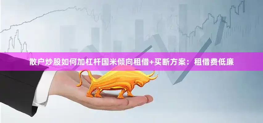 散户炒股如何加杠杆国米倾向租借+买断方案：租借费低廉